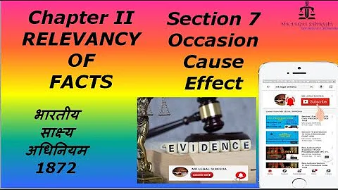 Section 7 Indian Evidence Act 1872