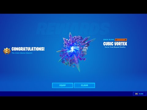 Cum să deblochezi Cubic Vortex Back Bling în Fortnite Sezonul 8!