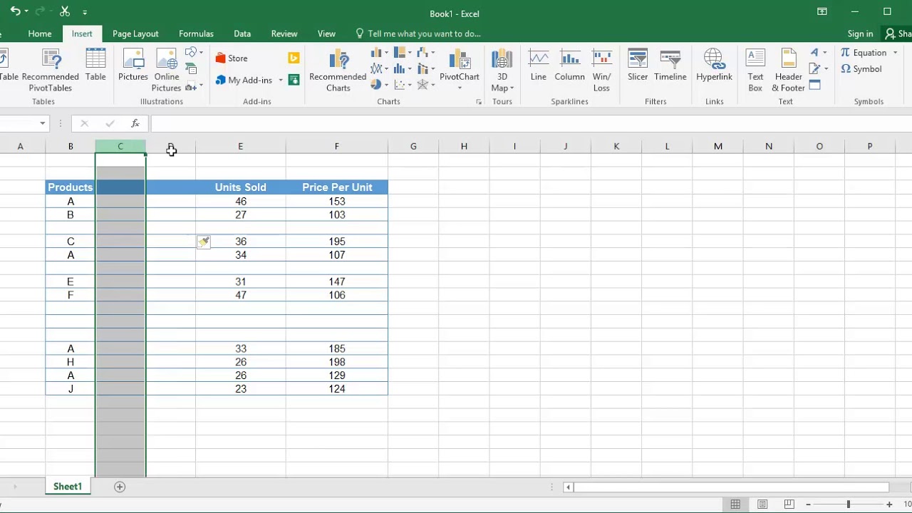 how to reorder columns in excel for mac