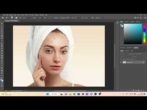 การใช้งานเครื่องมือ Healing Brush Tool โดยโปรแกรม Adobe Photoshop
