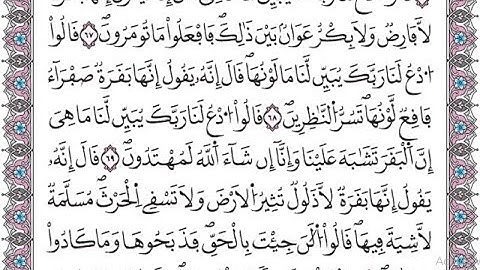 سورة البقرة الصفحة 11 مكررة برواية ورش