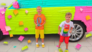 Autocollants Vlad et Niki partout et autres histoires drôles pour les enfants