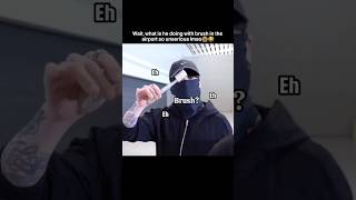 He's gonna brush in plane😭 #bts #jungkook #viral #foryou #shortsfeed #goviral #fypシ