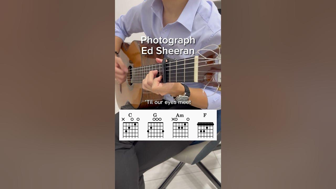 Photograph by Ed Sheeran #guitartutorial #guitarcover #beginner #chords