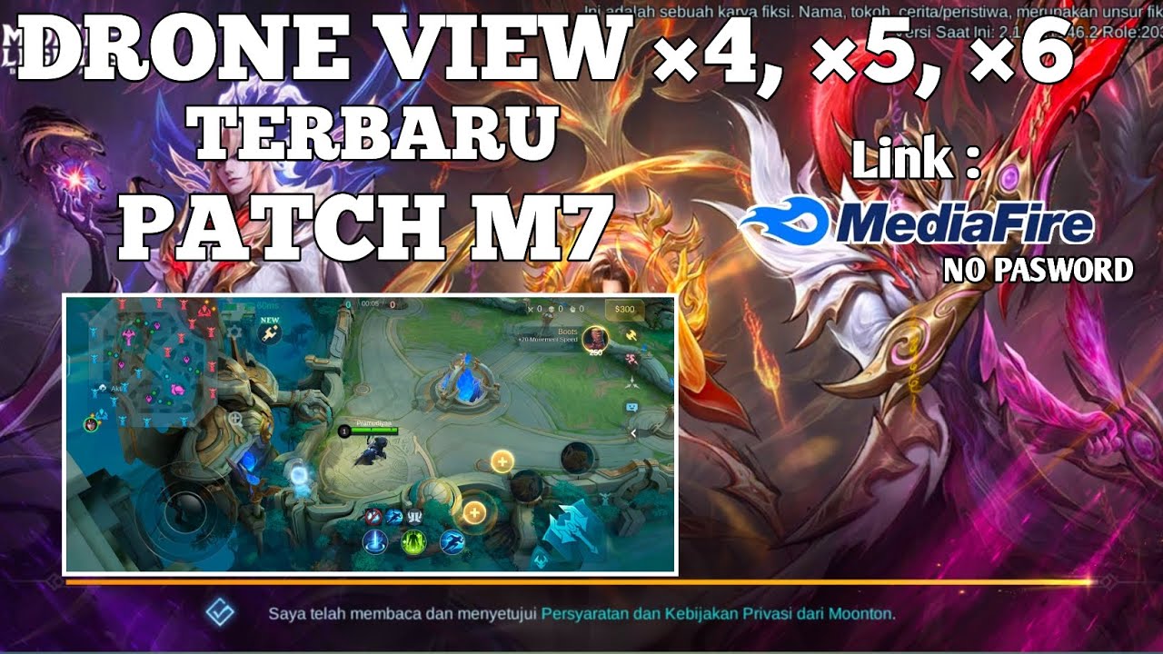DRONE VIEW TERBARU ×4, ×5, ×6 ANTI BAN|| Patch M7