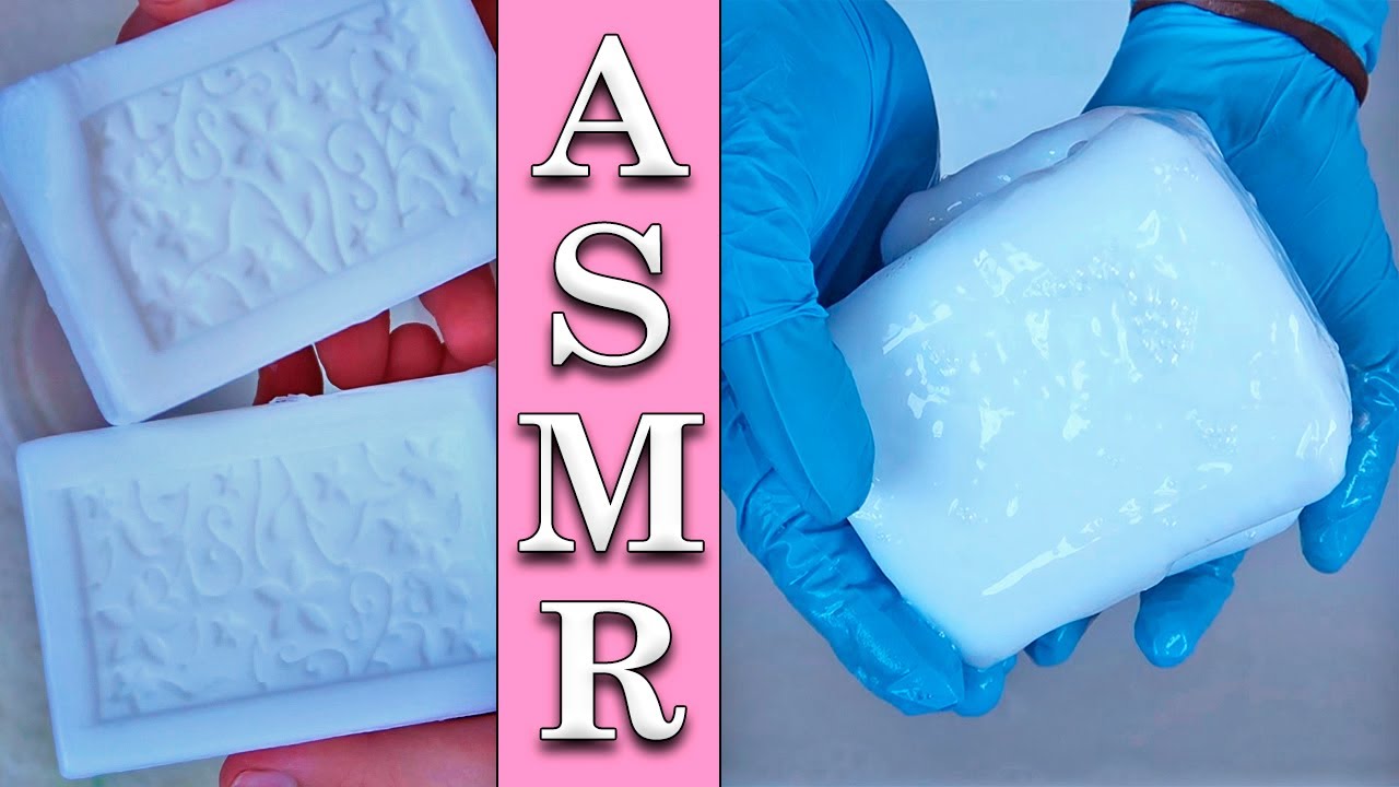 ASMR LAUNDRY MUSHY SOAP 🧼 Soapy Sponge Squeezing ✨ Sponge Ripping