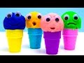Play-Doh Surprise Googly Eyes Peppa Pig AngryBirds Disney Princess Ice cream
