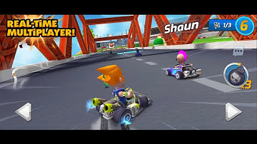 Boom Karts Multiplayer Racing | Mobile Gameplay | Android - iOS | GAMEZ BATTLE KING