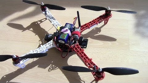 DJI FlameWheel F450 Clone first test flight