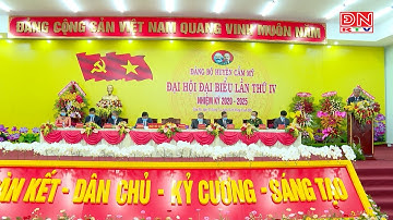 XÂY DỰNG HUYỆN CẨM MỸ ĐẠT CHUẨN HUYỆN NÔNG THÔN MỚI NÂNG CAO TRONG GIAI ĐOẠN 2020-2025