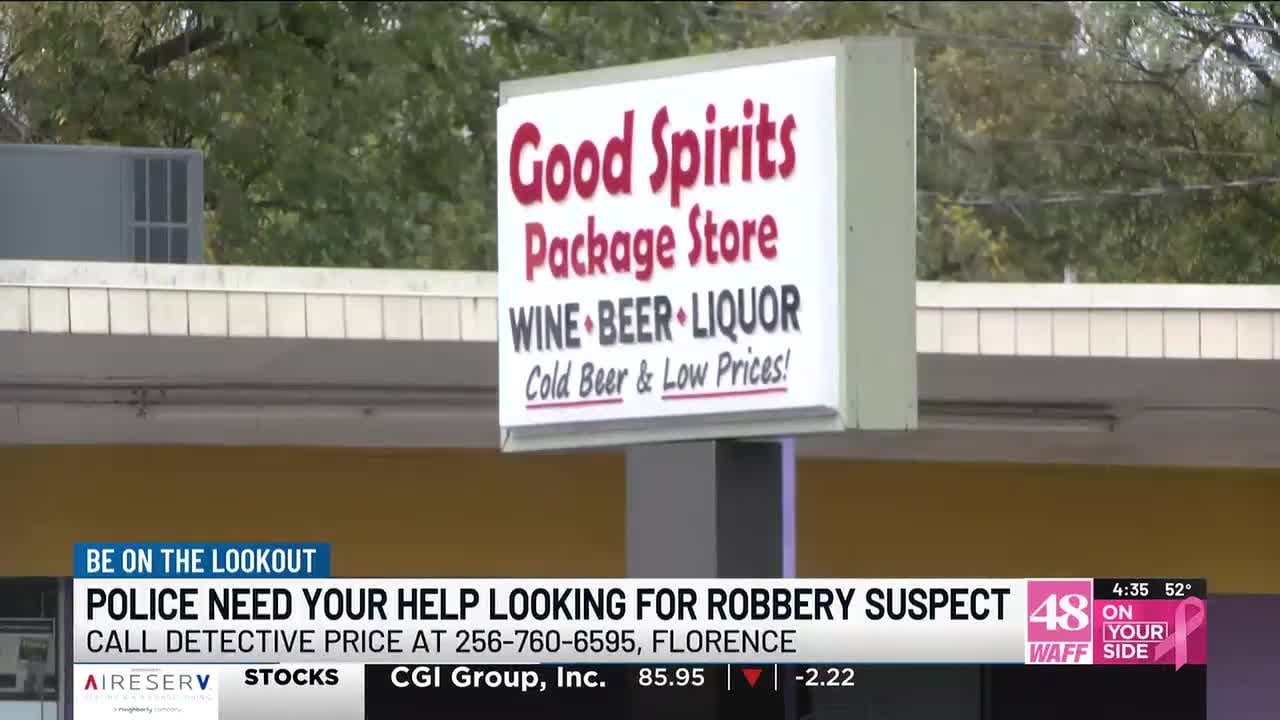Florence Police searching for store robbery suspect - YouTube
