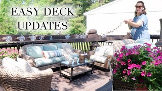 Summer Deck Clean + Decorate With Me ️