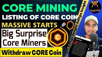 Satoshi Core Dao 1 CORE = $6555 ?🚀Satoshi Core New Update | Core Dao Price Mining | Big Crypto News?