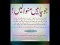 Jo chahen  allah se manwa len arfa islamic knowledge