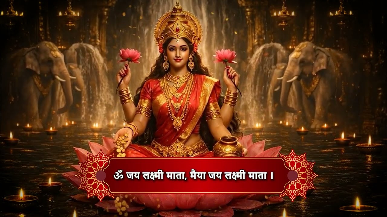 लक्ष्मी माता की आरती (ॐ जय लक्ष्मी माता)