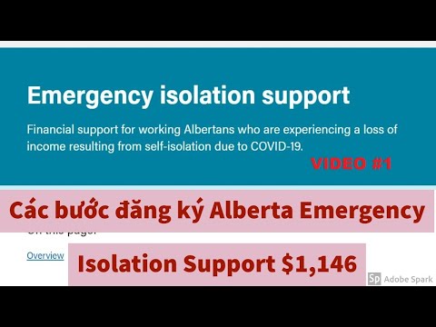 Step 2: Các bước đăng ký Alberta Emergency Isolation Support #1