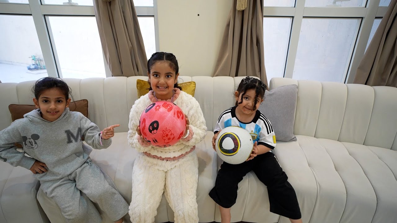 تحدي الكوره مع شيهانه وليلى ولجين !!!!!!