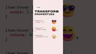 Stop Using CSS Wrong… Learn Transform NOW 🚀 #shortsvideo #shorts #video #css3 #html5 #ai #js