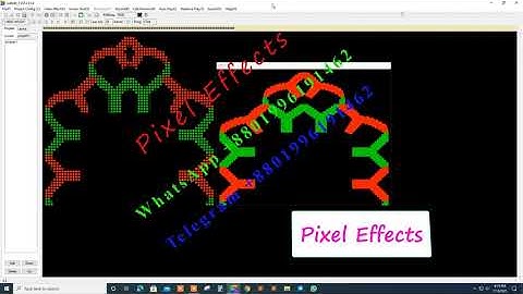 16x32 pixel 5 part  3D arch gate effects for T8000 part 7