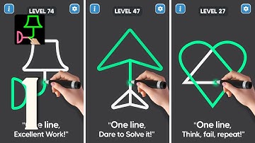 Line Drawing: No Lift Puzzle Gameplay Walkthrough Part 1 - Level 1 ~ 30 (Android, IOS)