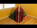 BIG Domino Pyramid In 5,000 Dominoes!