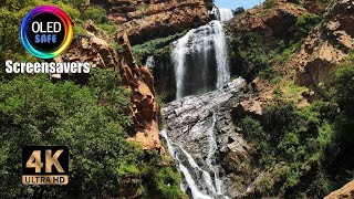 Waterfall Screensaver - Crocodile River - 10 Hours - 4K - Oled Safe