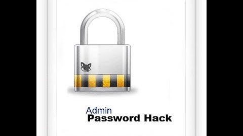 How to change admin password