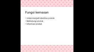 presentasi Desain produk kemasan!