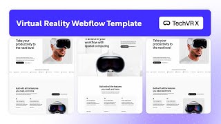 Virtual Reality Website Template | TechVR X - BRIX Templates