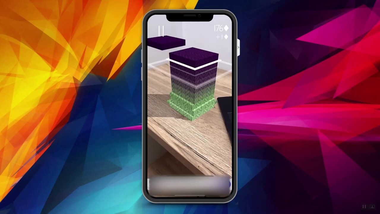 Stack AR game by Ketchapp. MPP game review.