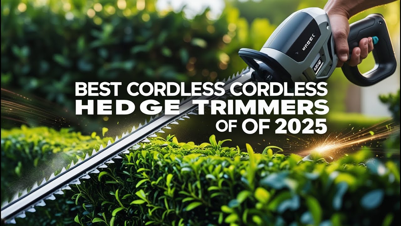 Best Cordless Hedge Trimmers Of 2025 - YouTube