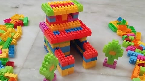 Satisfying DIY House ASMR/Building Blocks/Lego building blocks/block game#asmr#buildingblocks#lego