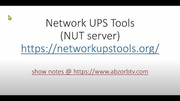 Network UPS Tools (NUT) server