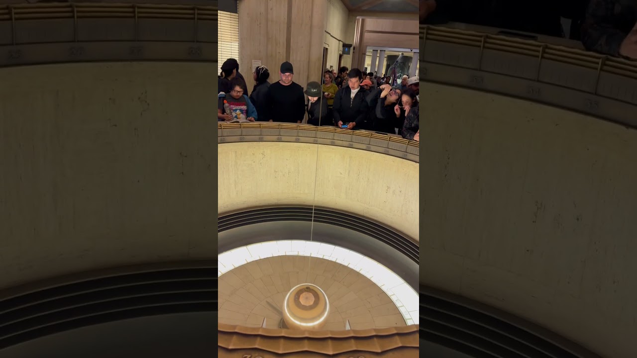 The Pendulum. Inside Griffith Observatory. Los Angeles March 2025