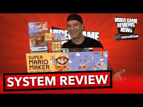Walmart Exclusive Nintendo Wii U Super Mario Maker system bundle unboxing - Gamester81
