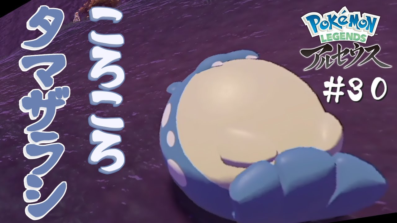 ころころタマザラシ Pokemon Legends アルセウス ３０ Youtube