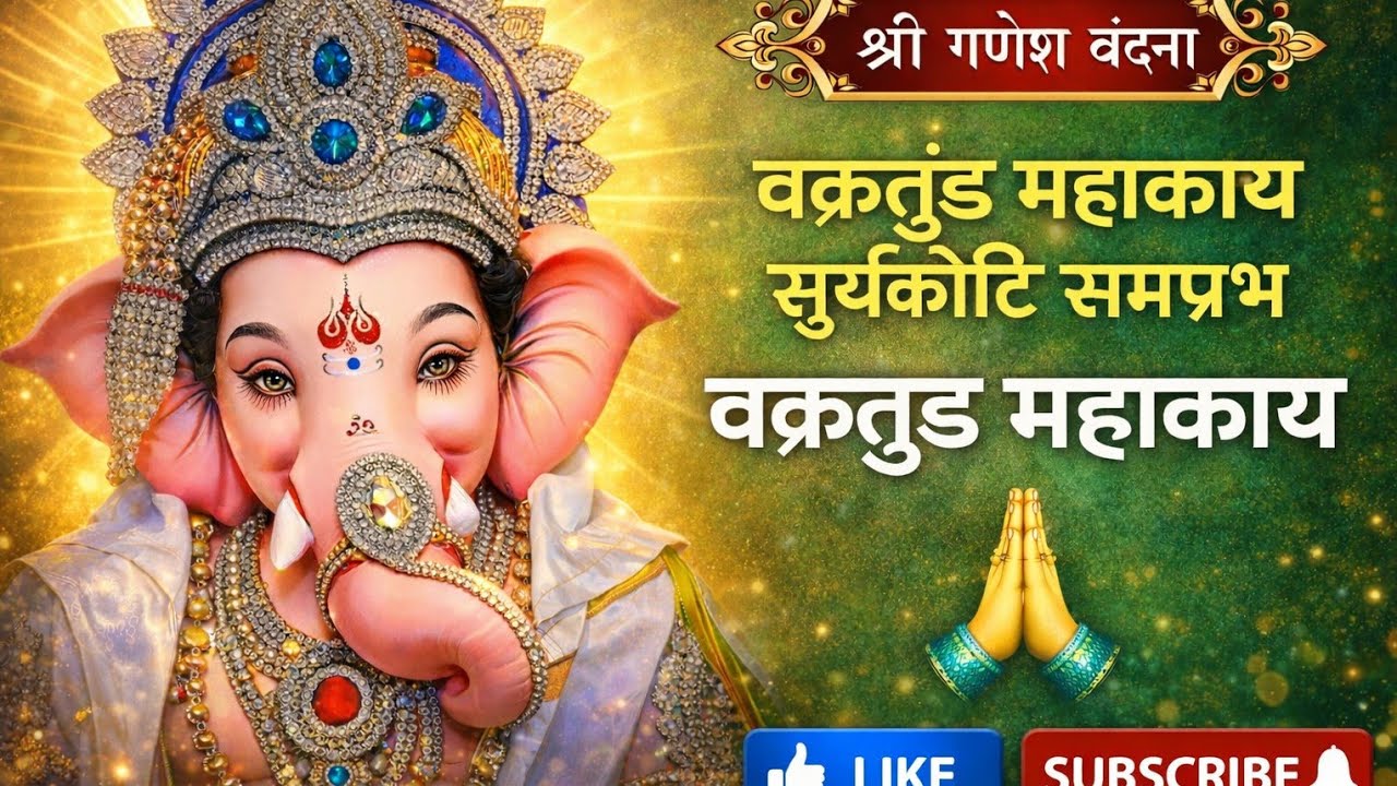 🙏 Ganesh Vandana | यह सुनते ही मन शांत हो जाएगा | Powerful Bhajan