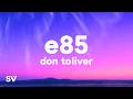 Don Toliver E85 Lyrics