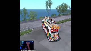 So Crazy !!! Carrying Overload Passenger Crossing Dangeorus Mountain Road - Euro Truck Simulator 2