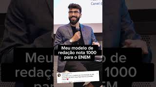 Encaixa em QUALQUER TEMA de Redação do ENEM! Modelo NOTA 1000 #enem #redacaoenem #modeloderedação Encaixa em QUALQUER TEMA de Redação do ENEM! Modelo NOTA 1000 #enem #redacaoenem #modeloderedação