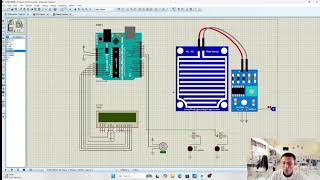 Smart Clothesline with arduino uno using proteus apps