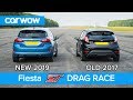 New Ford Fiesta ST 1.5 vs old 1.6 ST DRAG RACE & ROLLING RACE | carwow