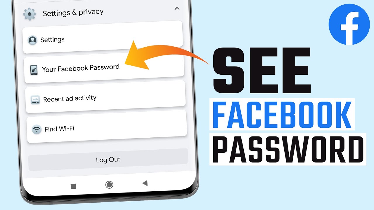 How to See My Password Once I'm Logged into Facebook