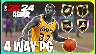 (ASMR Gaming) I Made A 4-WAY POINT GUARD In 2K24