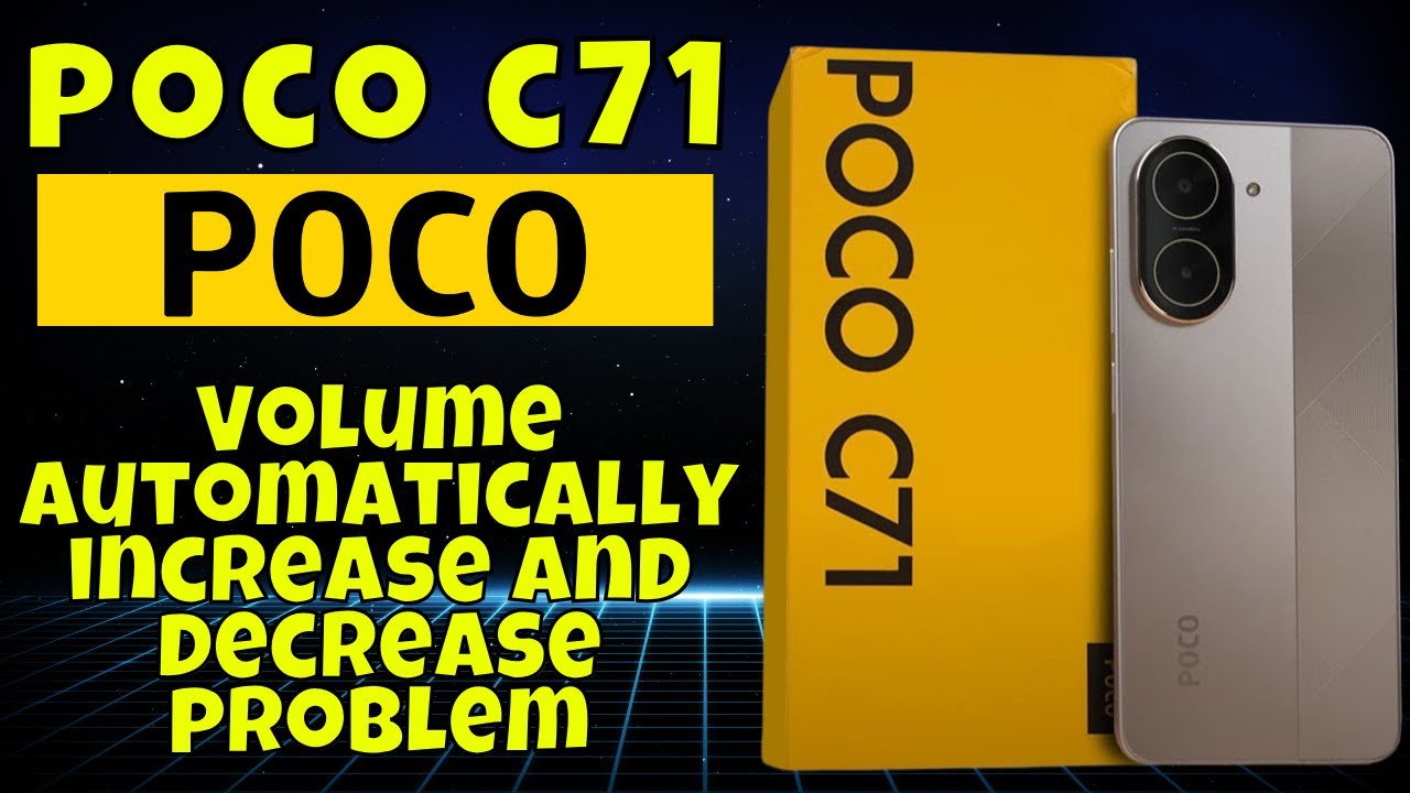 How to Fix Volume automatically increase and decrease problem POCO C71 ...