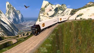 Trucking on Most Dangerous Roads in ETS2