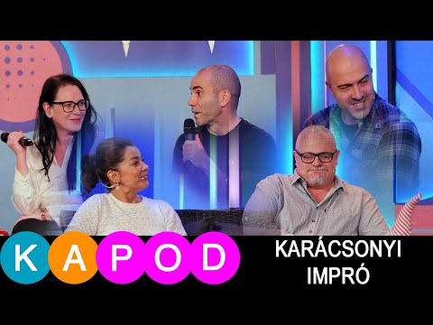 KARÁCSONYI IMPRÓ Parti Nórával és Mészáros Mátéval (ÉLŐ)