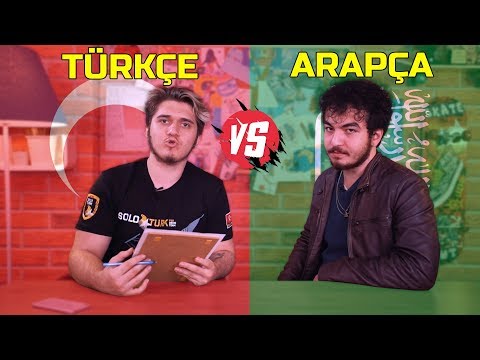 TÜRKÇE VS ARAPÇA EN ZOR KELİMELER!