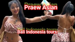 praew asian she visit in bali Indonesia