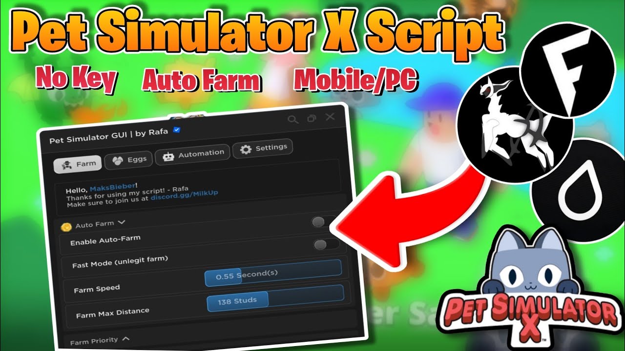 Pet Sim X Script Hacks 2023: Auto Farm & GUI, by Gamejul